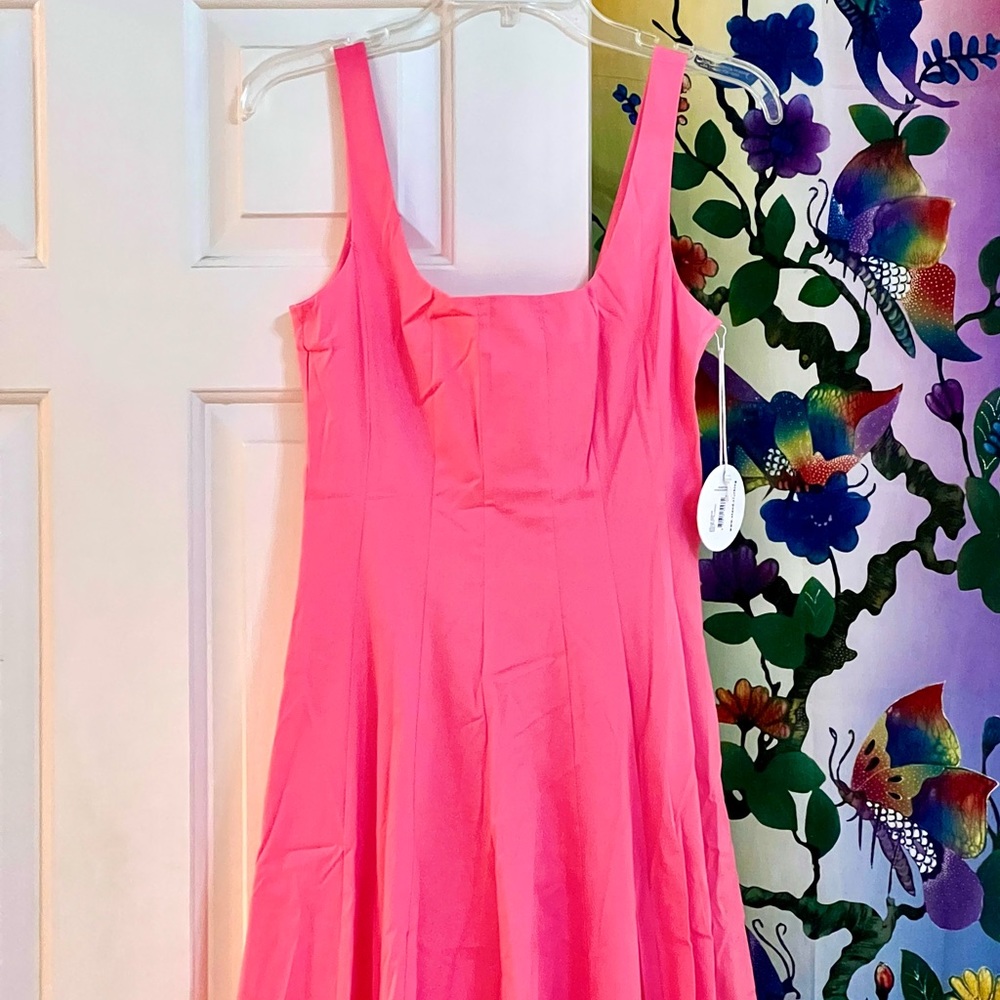 🌺🎉HP🎉🌺 Staud Wells Midi Dress Plumeria - Picture 8 of 16